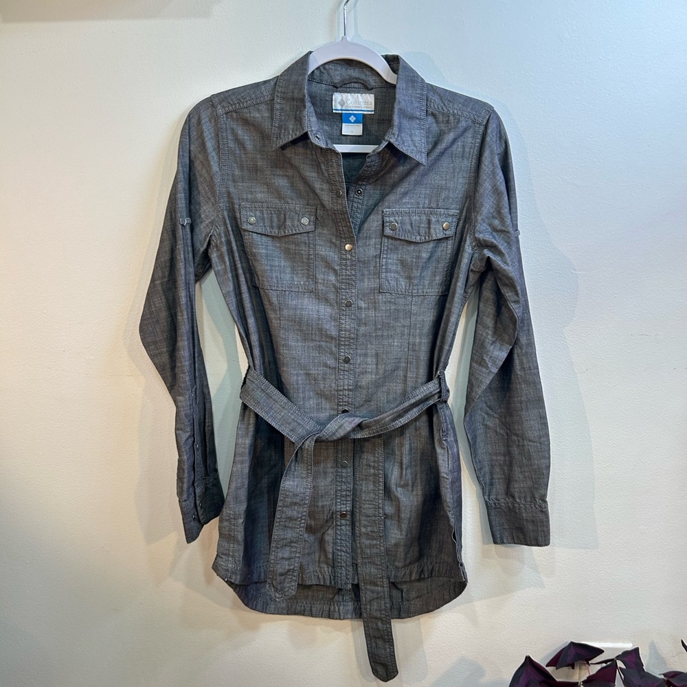 Columbia Charcoal Button-Down dress